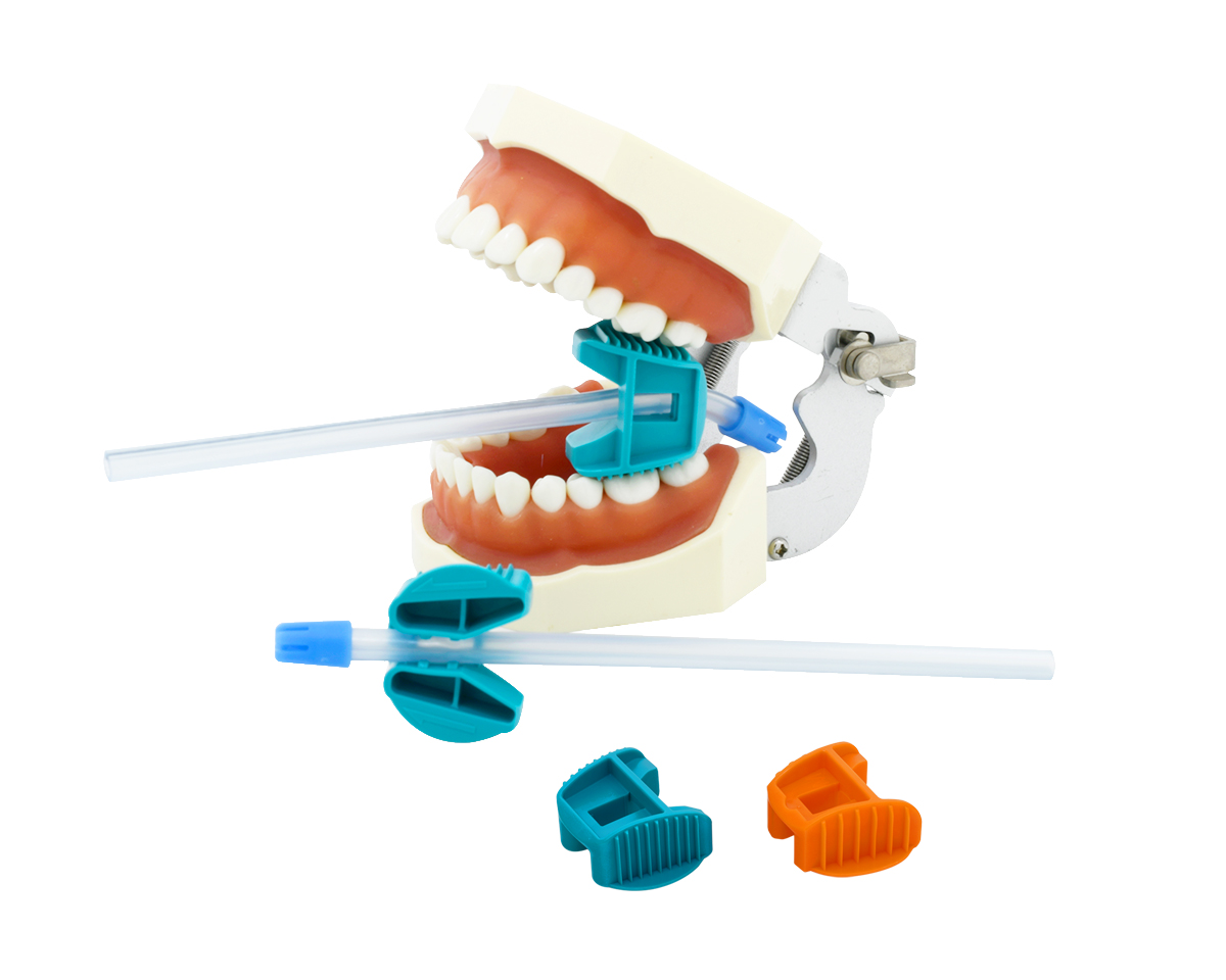 EZ Bite Block™ 2-in-1 Disposable Bite Block with Saliva Ejector